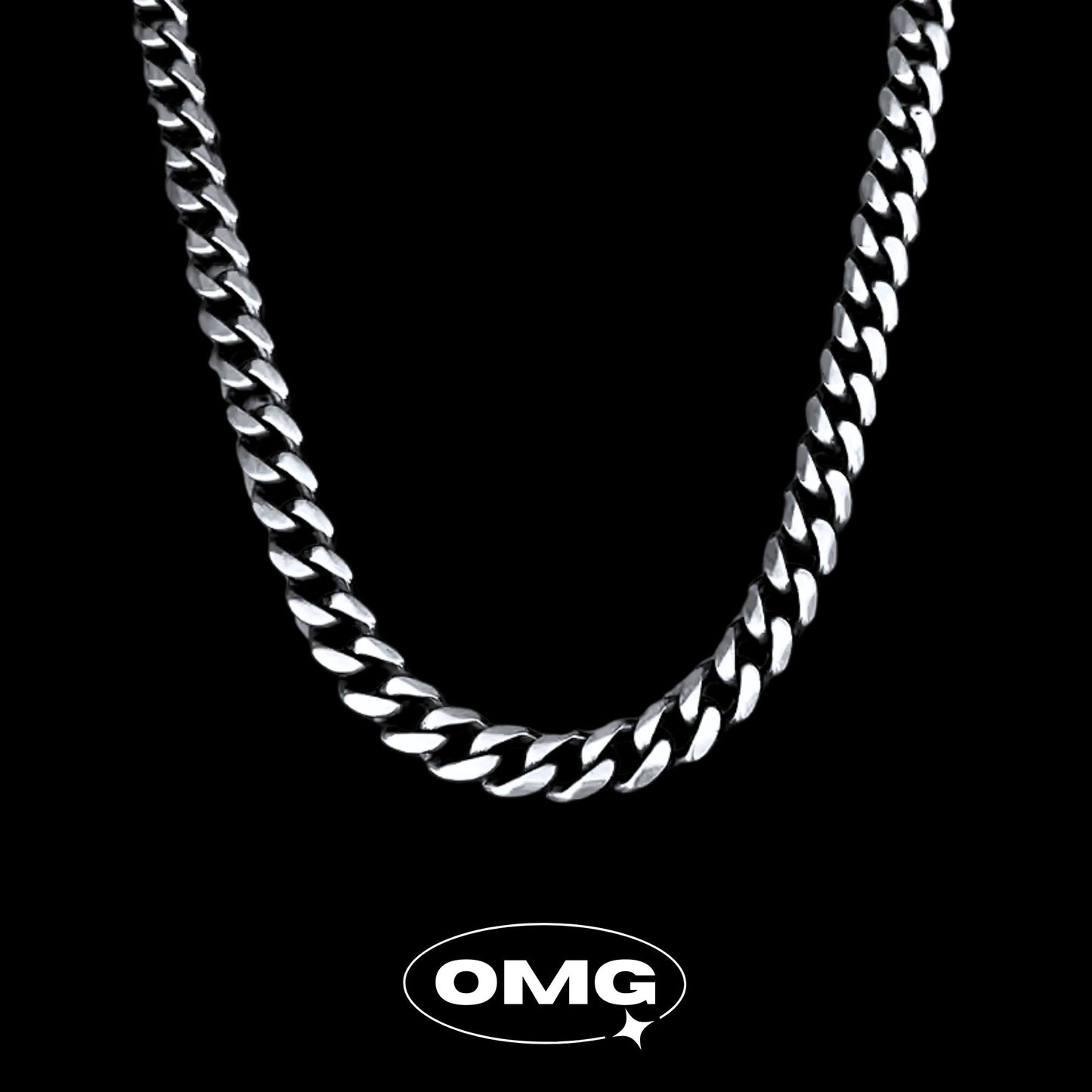 OMG - 復古黑古巴男士頸鏈/項鍊