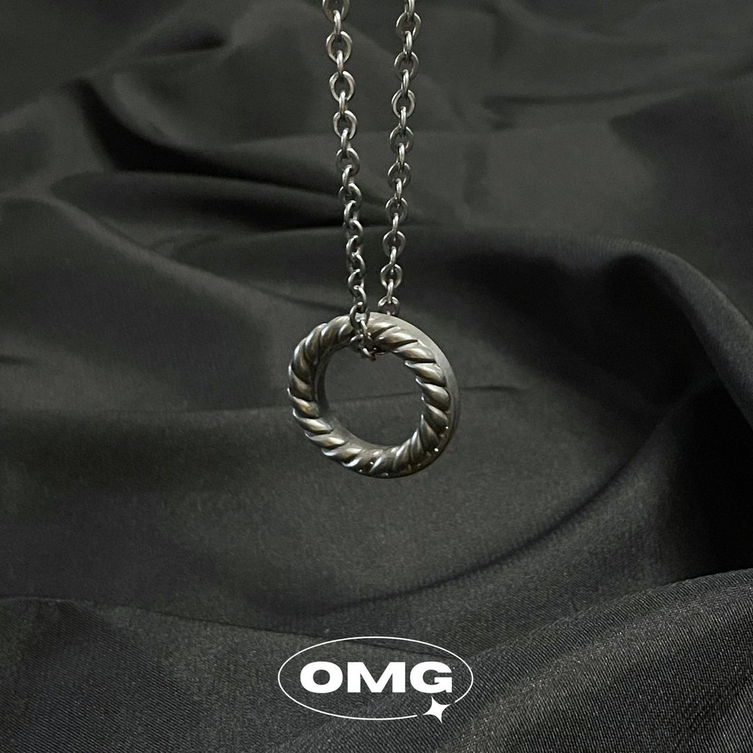 OMG - Dual Circle Men's Necklace
