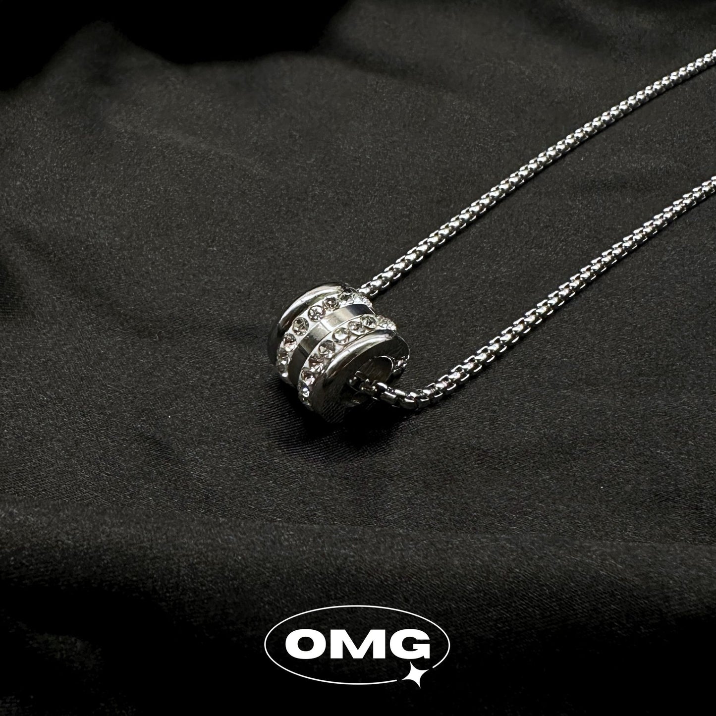 OMG - Lucky Diamond Charm Men's Necklace