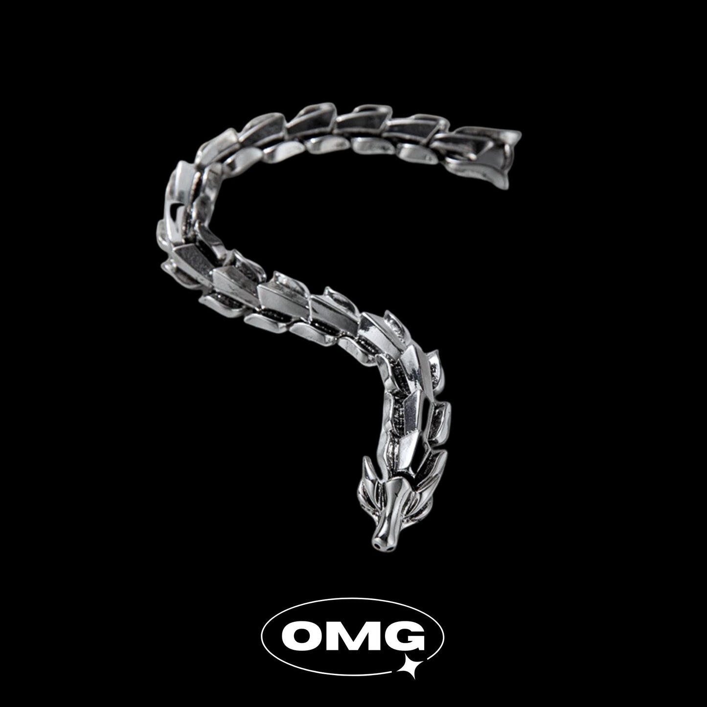 OMG - 3D Dragon Scale Men's Bracelet