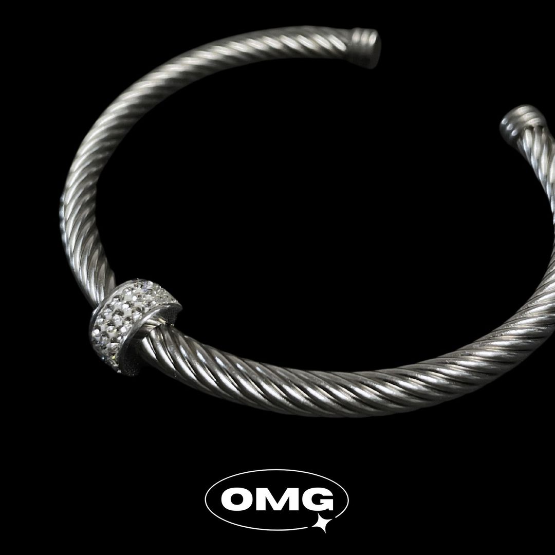 OMG - Twisted Rope Diamond Men's Bracelet