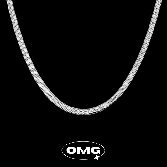 OMG - Classic Men's Snake Bone Chain Necklace