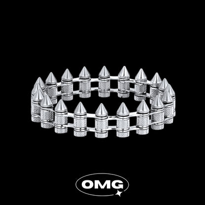 OMG - Metal Bullet Men's Bracelet