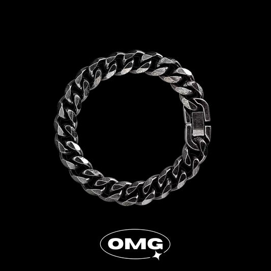 OMG - Vintage Black Cuban Men's Bracelet