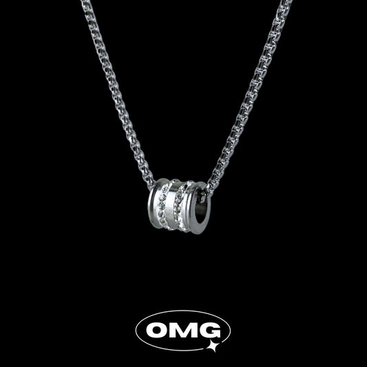 OMG - Lucky Diamond Charm Men's Necklace