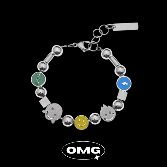 OMG - Y2K Cartoon Color Men's Bracelet