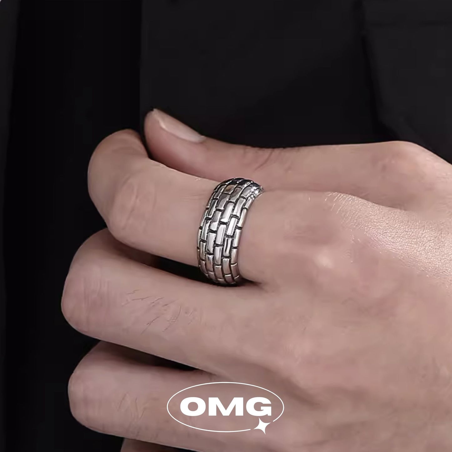 OMG - Grid Fashion Men's Ring