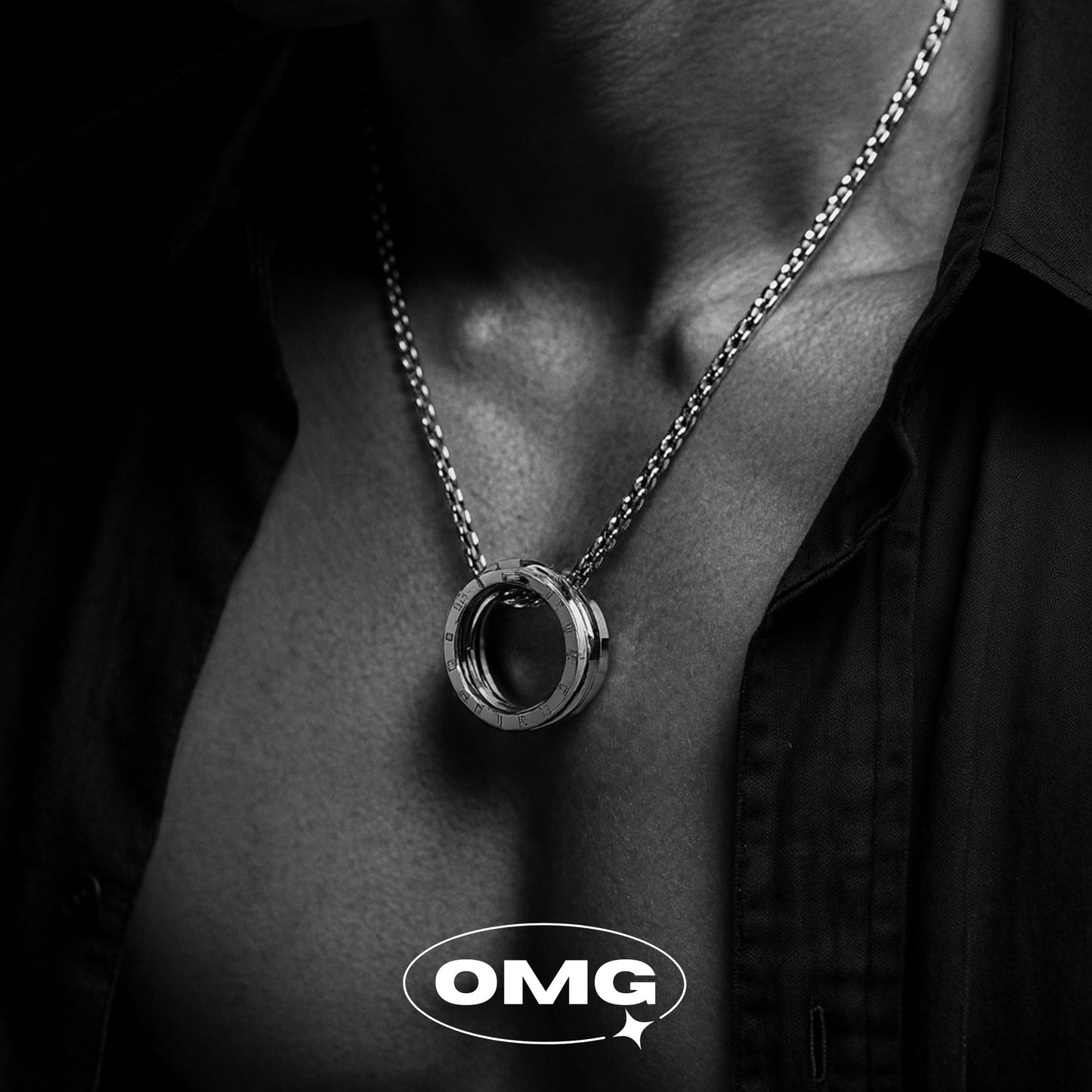 OMG - "一飾三戴"圓環男士頸鏈/ 戒指