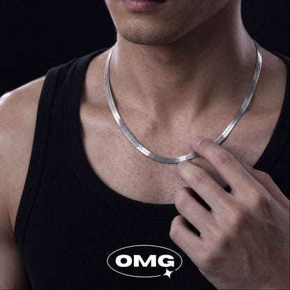 OMG - 亮面蛇骨士頸鏈/項鏈