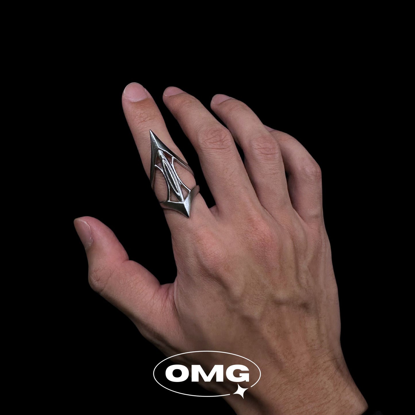 OMG - Y2K Odin 925 Silver Men's Ring