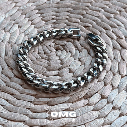 OMG - 亮面古巴男士手鏈