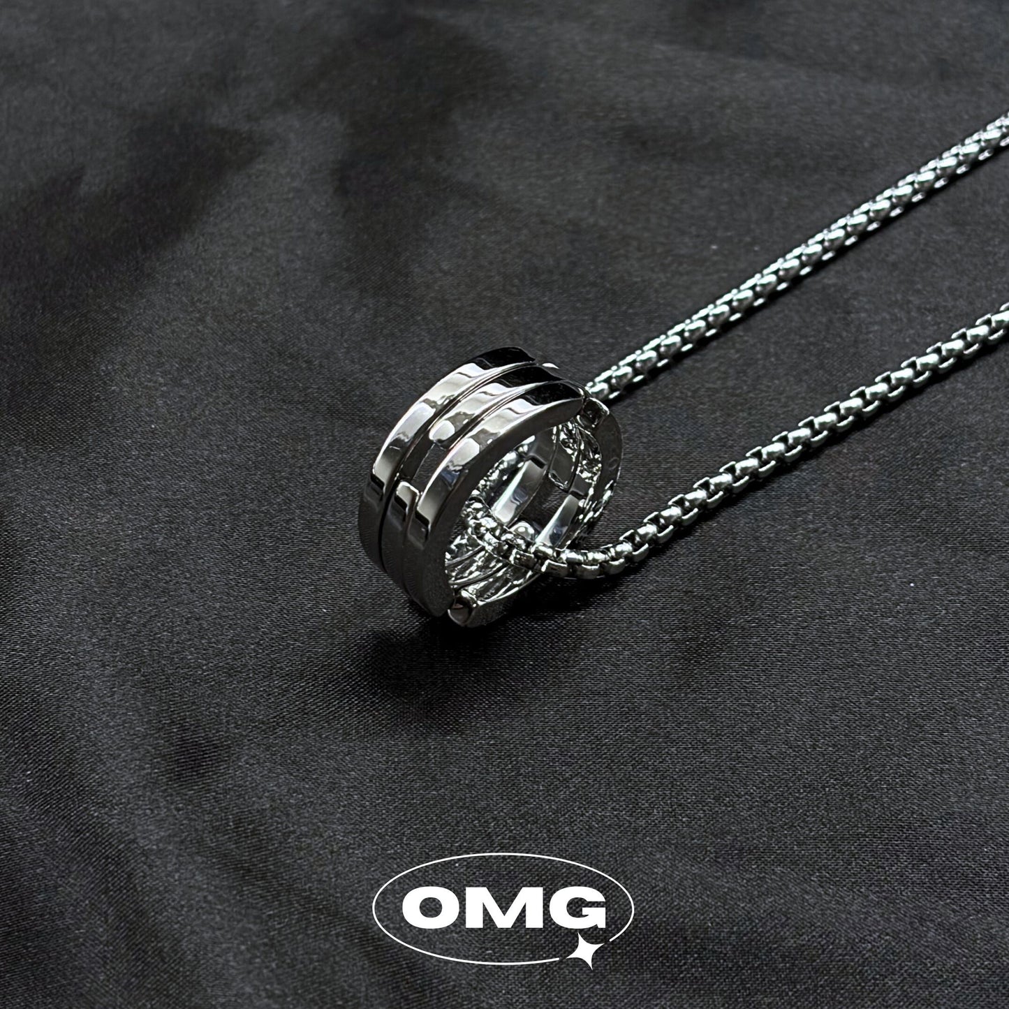 OMG - "一飾三戴"圓環男士頸鏈/ 戒指