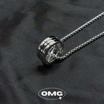 OMG - "一飾三戴"圓環男士頸鏈/ 戒指