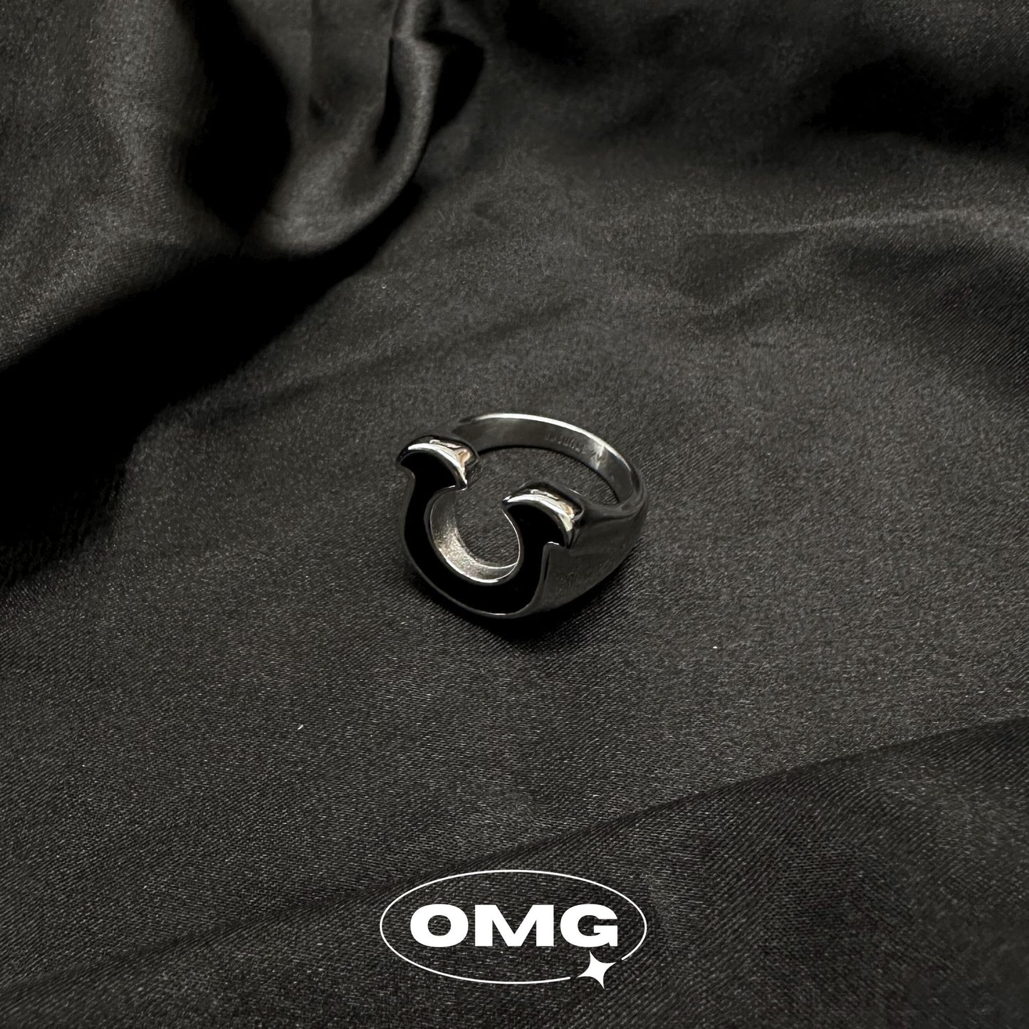 OMG - Lucky Horseshoe Men's Ring