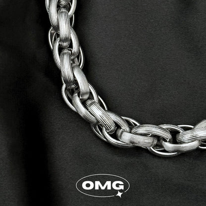 OMG - Metal Brushed Texture Men's Bracelet