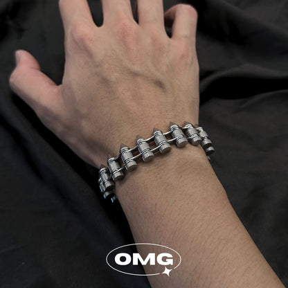 OMG - Metal Bullet Men's Bracelet