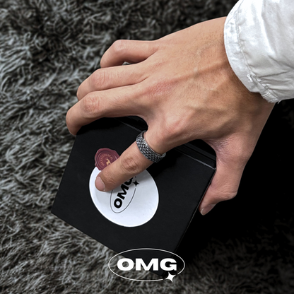 OMG - 龍鱗可轉動式男士戒指