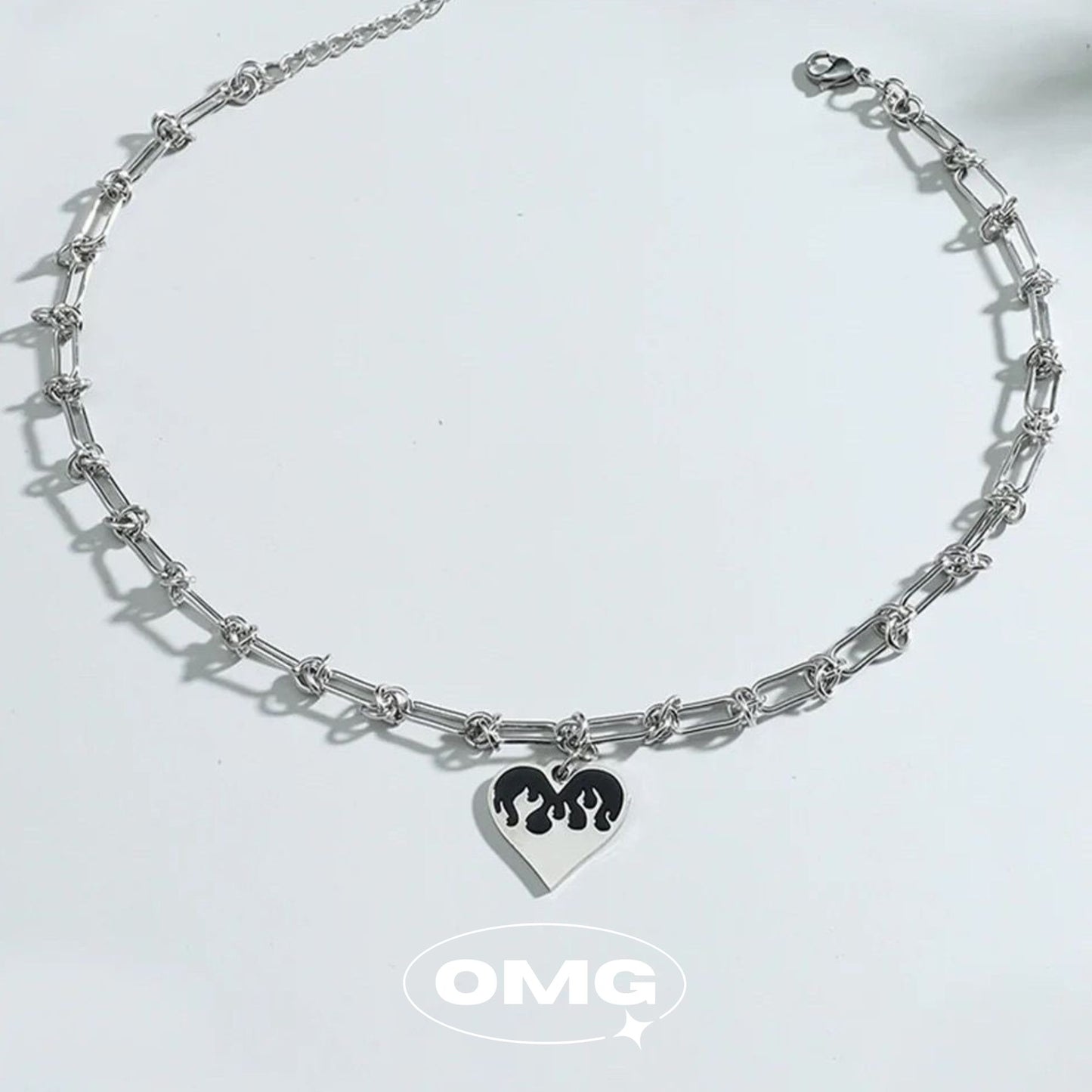 OMG - Flame of Love Men's Necklace