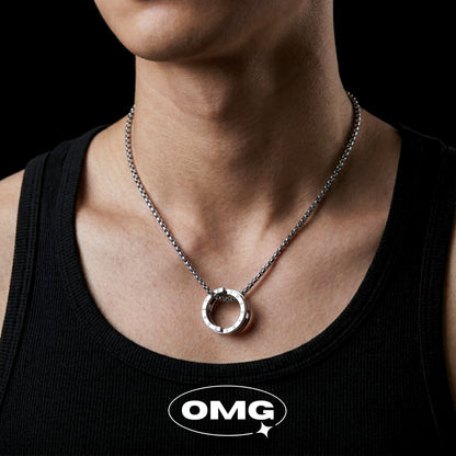 OMG - "一飾三戴"圓環男士頸鏈/ 戒指