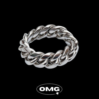 OMG - Cuban Chain Men's Ring