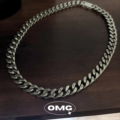 OMG - 雙面嘻哈古巴男士頸鏈/項鏈