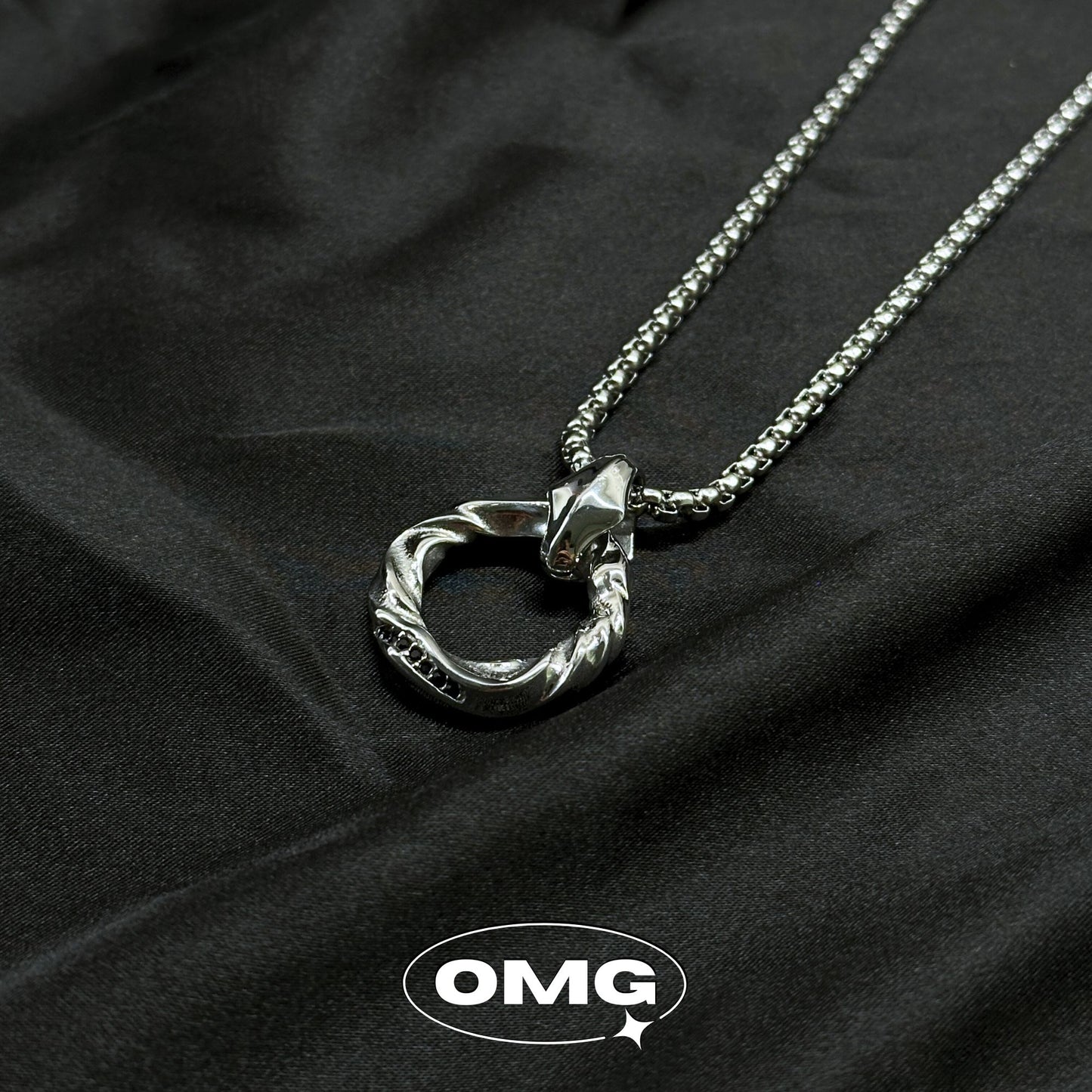 OMG - Mobius Strip Men's Pendant Necklace