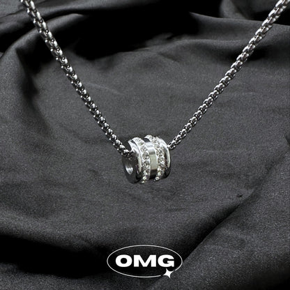 OMG - Lucky Diamond Charm Men's Necklace