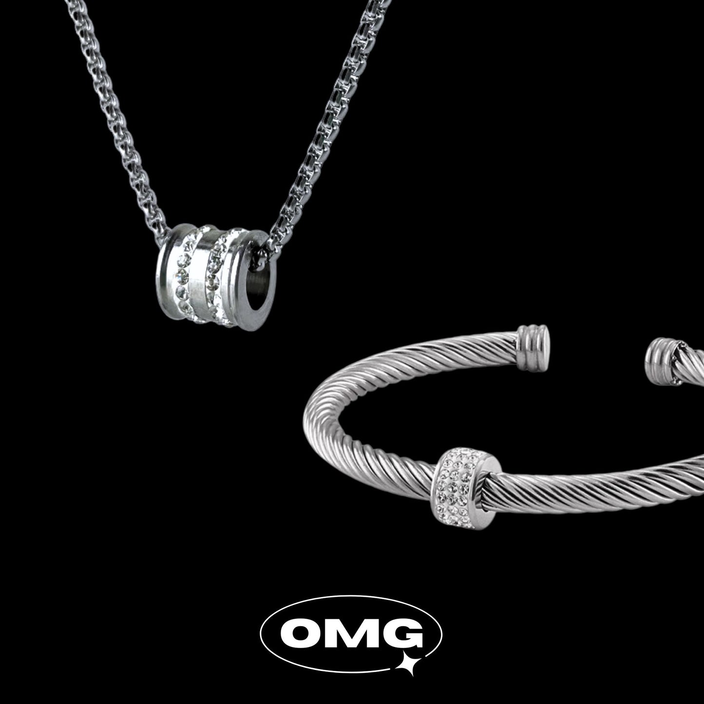 Lucky Diamond Men's Accessory Set