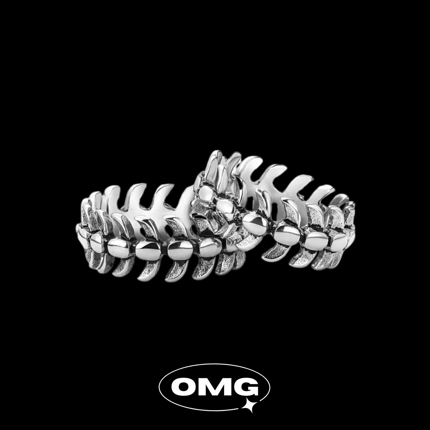 OMG - Dark Dragon Bone Men's Ring