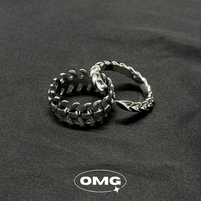 OMG - Dark Dragon Bone Men's Ring