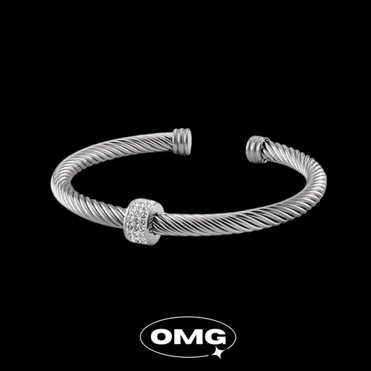 OMG - Twisted Rope Diamond Men's Bracelet