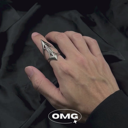 OMG - Y2K Odin 925 Silver Men's Ring