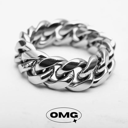 OMG - Cuban Chain Men's Ring